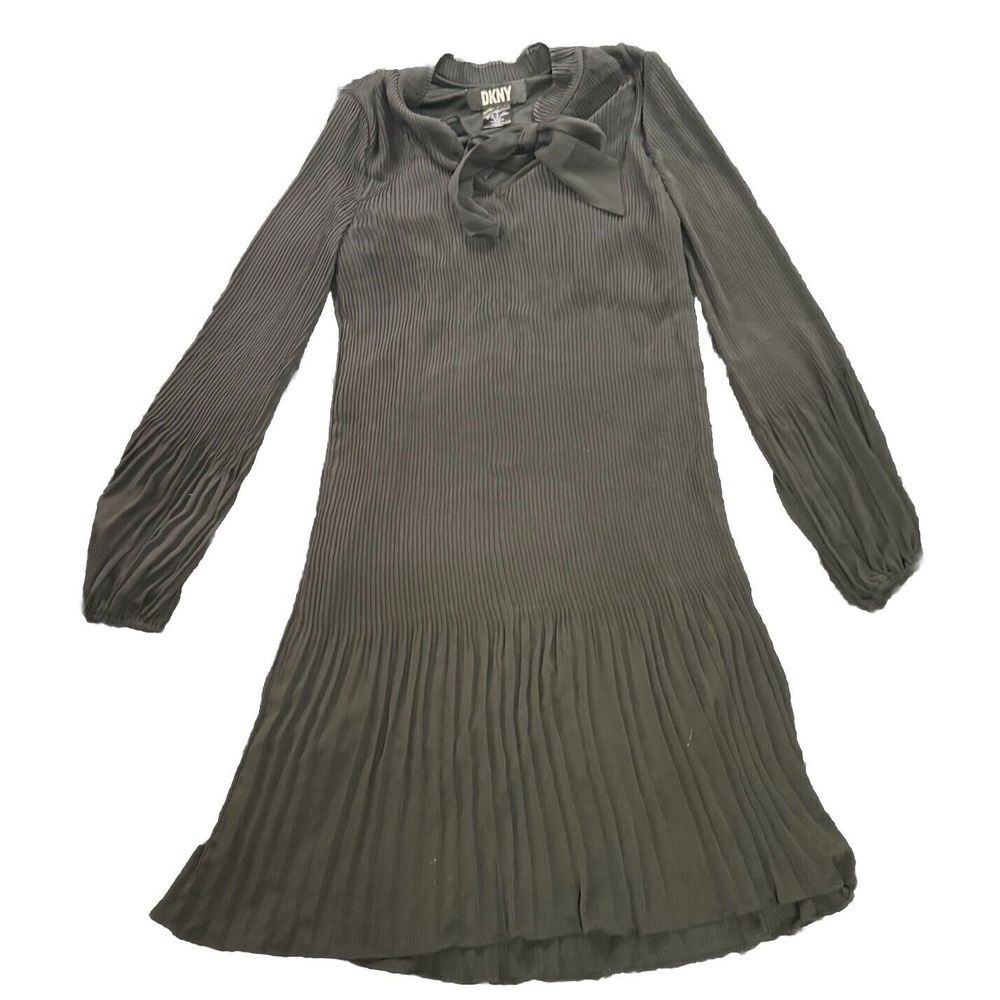 DKNY Y2K Women's Sz 2 Flowy Whimsygoth‎ Midi Length Dress Gothcore Fairy